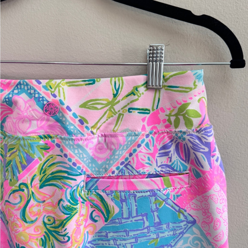Lilly Pulitzer Floral Skirt w shorts - Picture 6 of 7